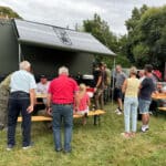 Andrang am Kühl-Anhänger für Wild